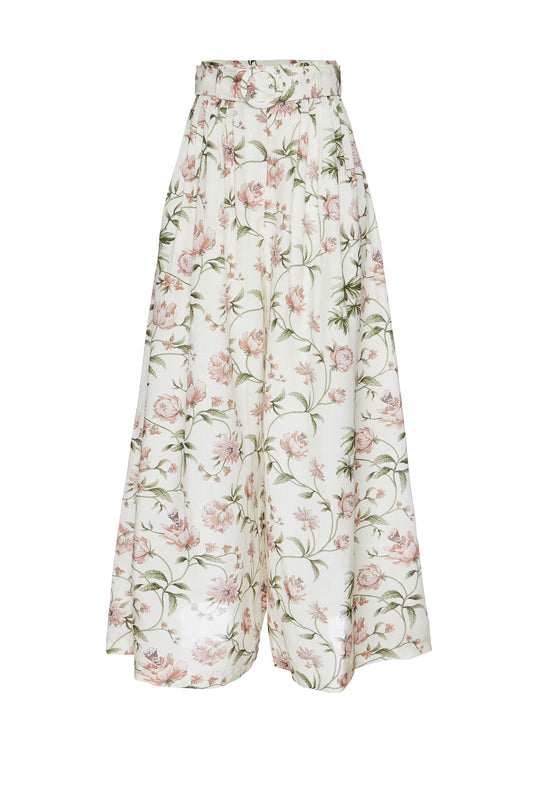 Portia Pant in Pink Peony