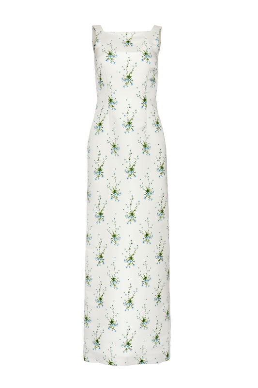 Ayak Dress in Ivory Wildflower