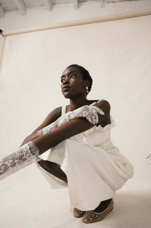 Willie Dress in Ivory