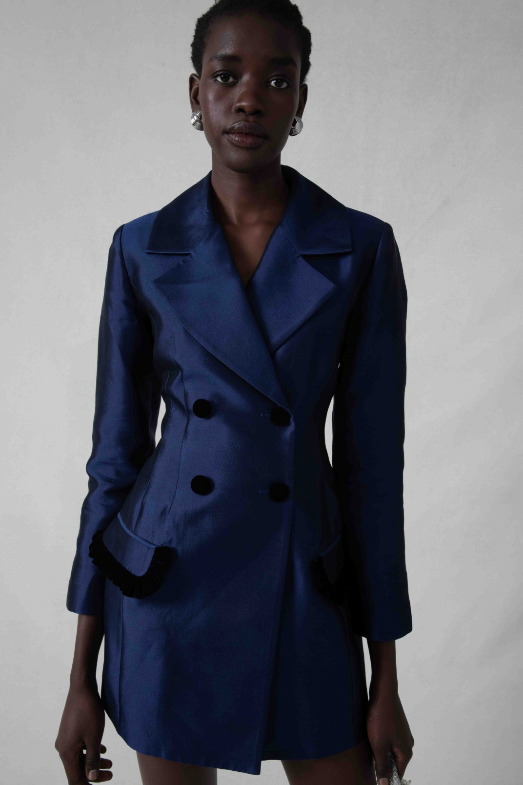 Kittredge Blazer Dress in Navy – LESEA BERRY