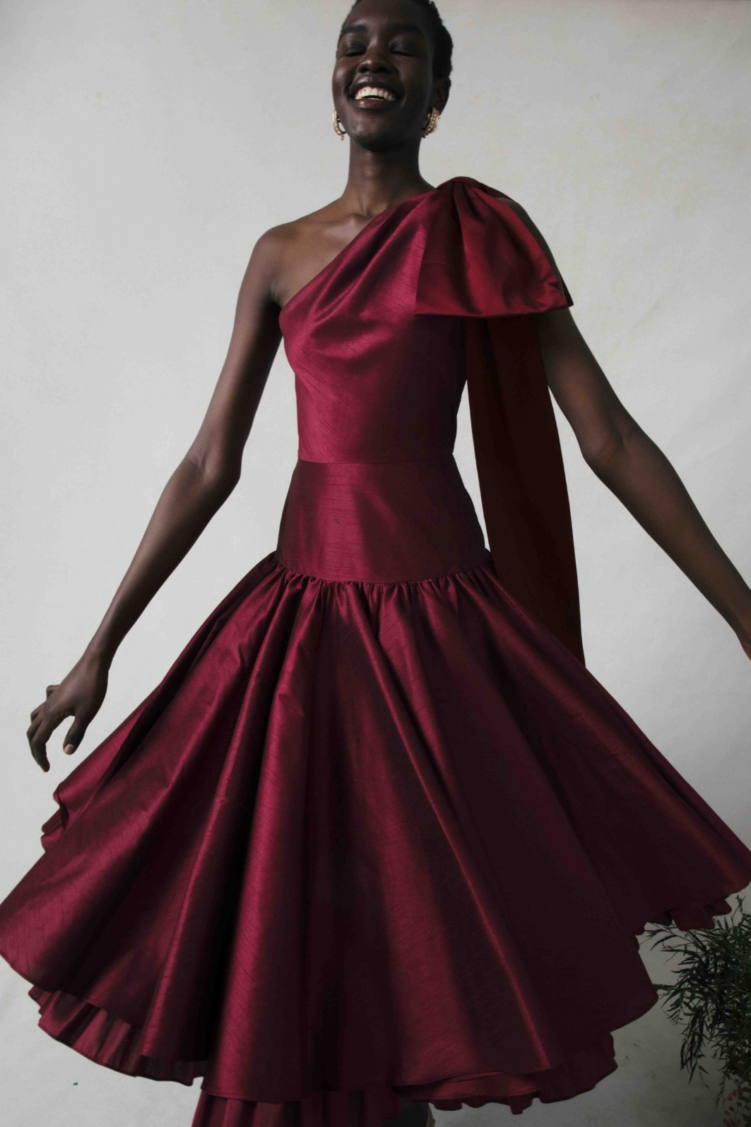 Tracey Dress in Wine