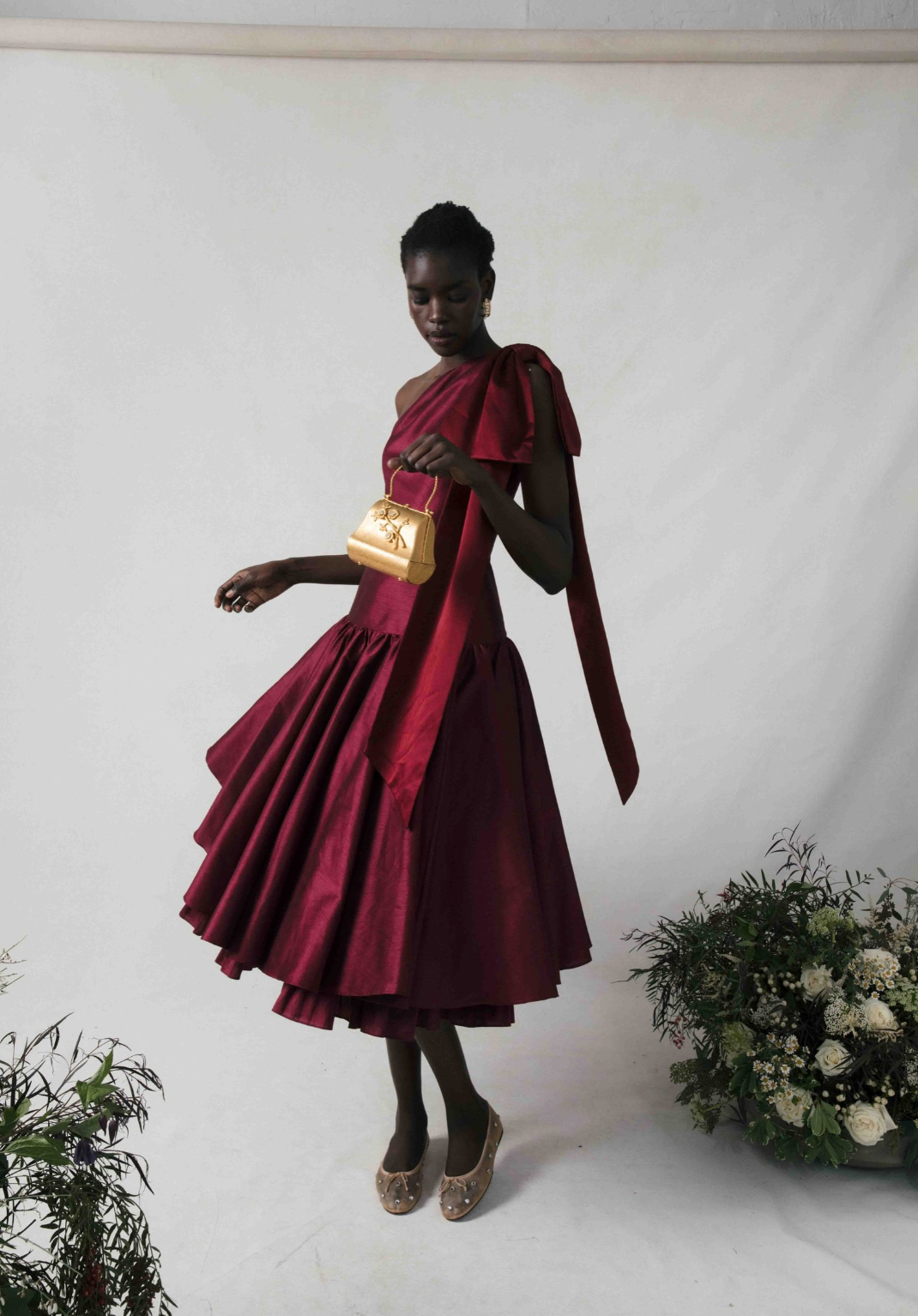 Tracey Dress in Wine