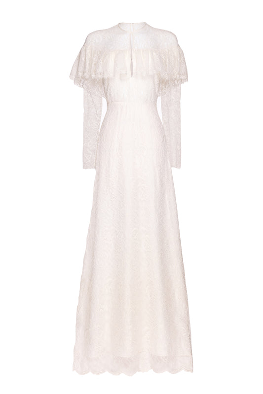 Sophia Dress in Ivory Lace