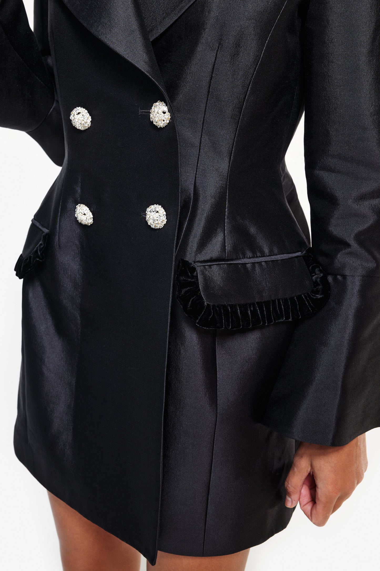 Kittredge Blazer Dress in Black