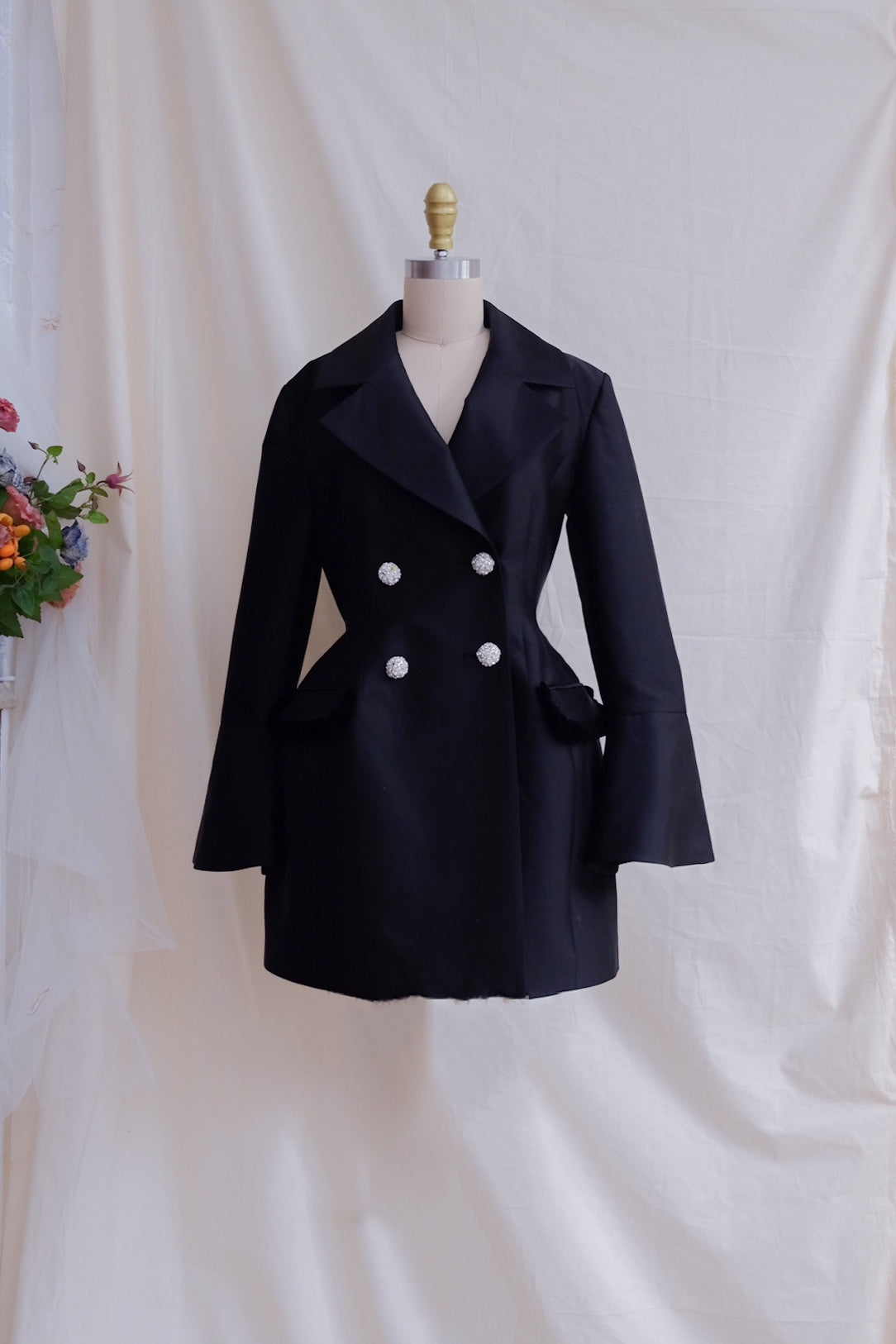 Kittredge Blazer Dress in Black