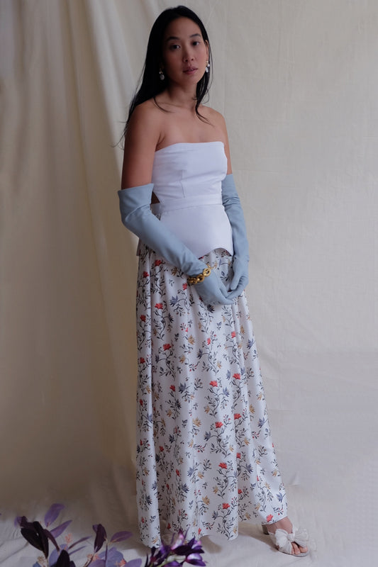 Haven Dress in White Batik