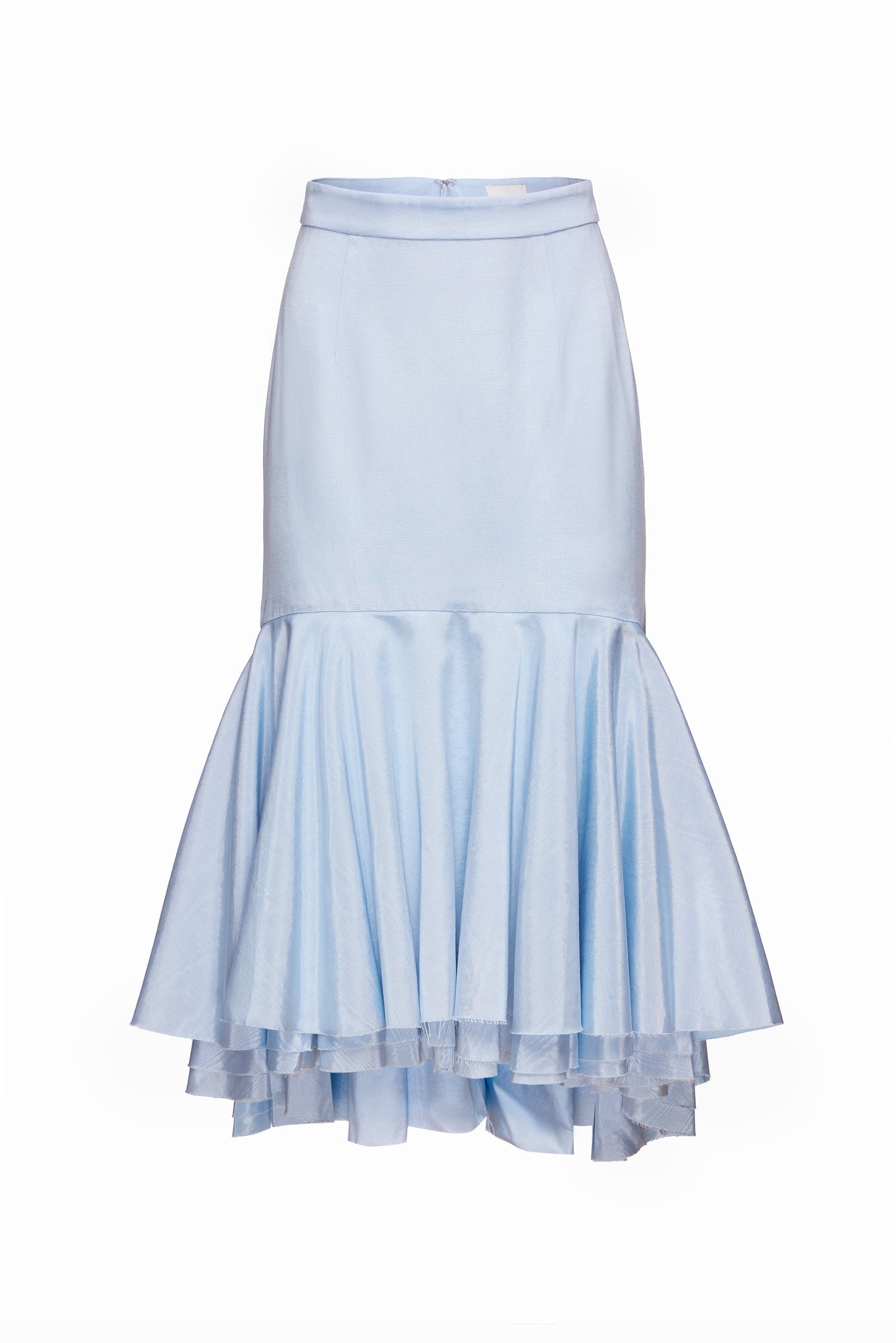 Diana Skirt in Blue Moiré