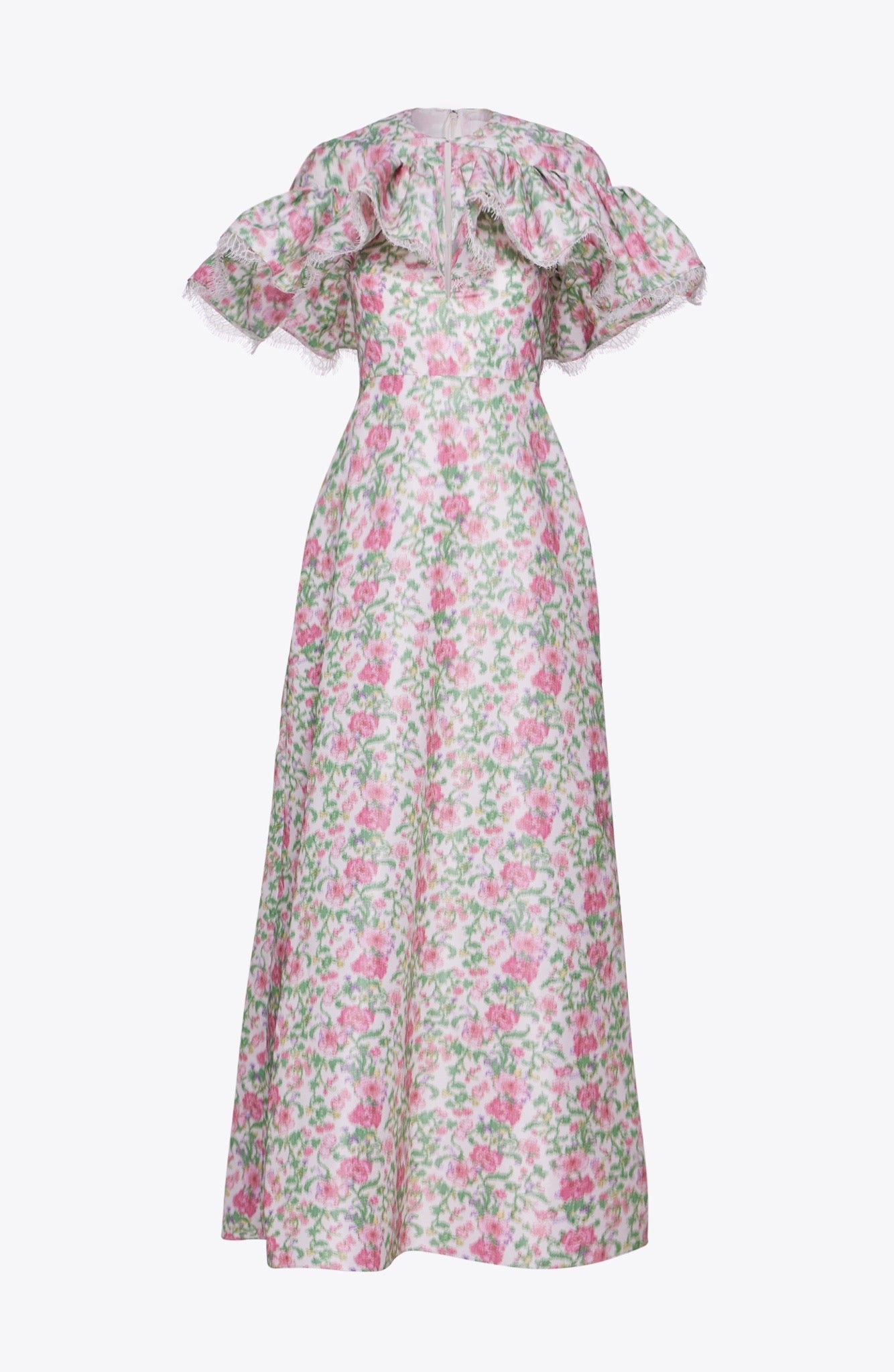 Lyman Dress in Pink and Green Tigerlily