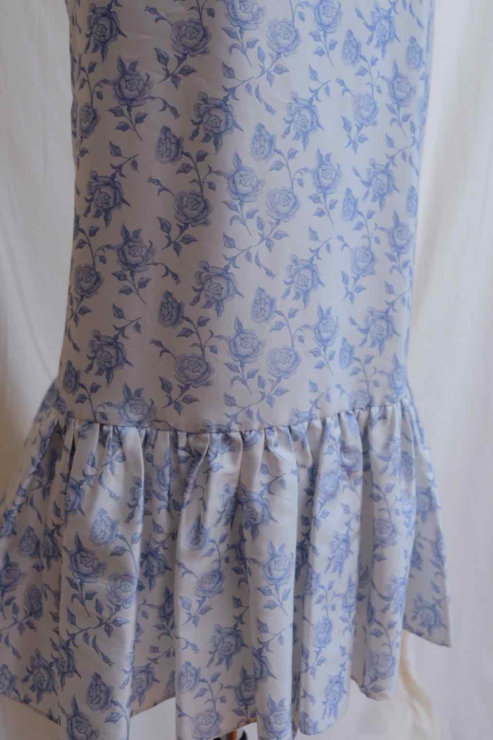 Hannah Dress in Blue Rose